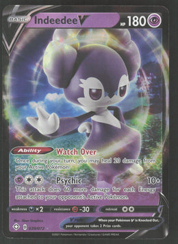 Indeedee V #39/72 Holofoil
