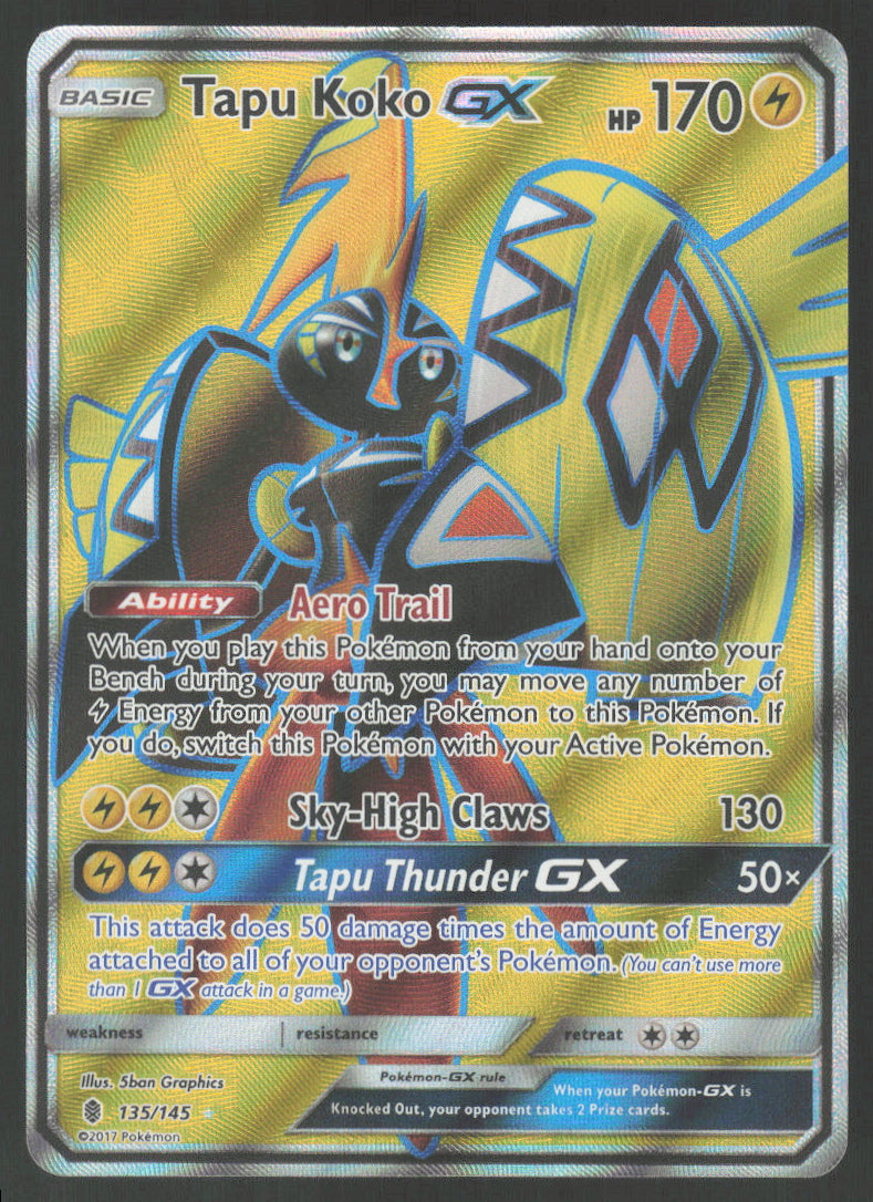 Tapu Koko-GX #135/145 Holofoil