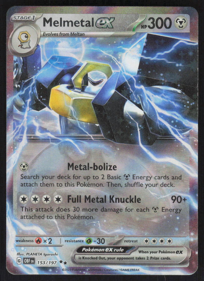 Melmetal ex #153/197 Holofoil