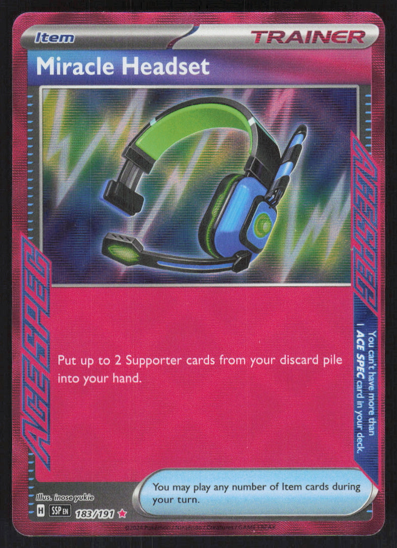 Miracle Headset #183/191 Holofoil