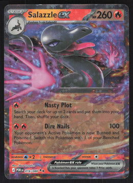 Salazzle ex #16/88 Holofoil