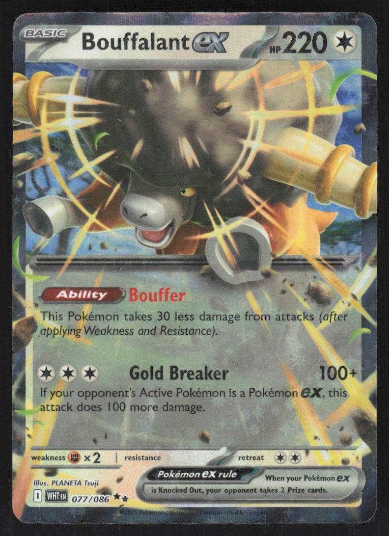 Bouffalant ex #77/86 Holofoil
