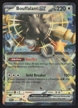 Bouffalant ex #77/86 Holofoil