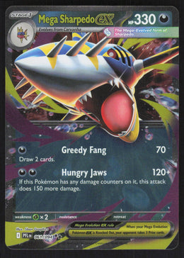 Mega Sharpedo ex #61/94 Holofoil