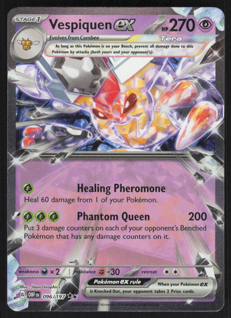 Vespiquen ex #96/197 Holofoil