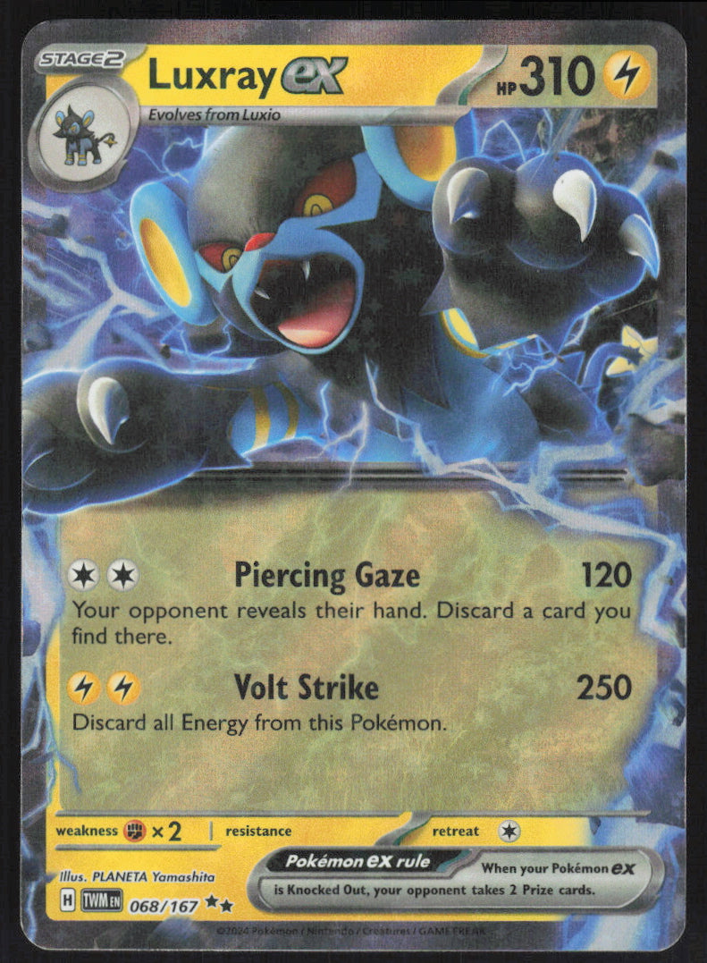 Luxray ex #68/167 Holofoil