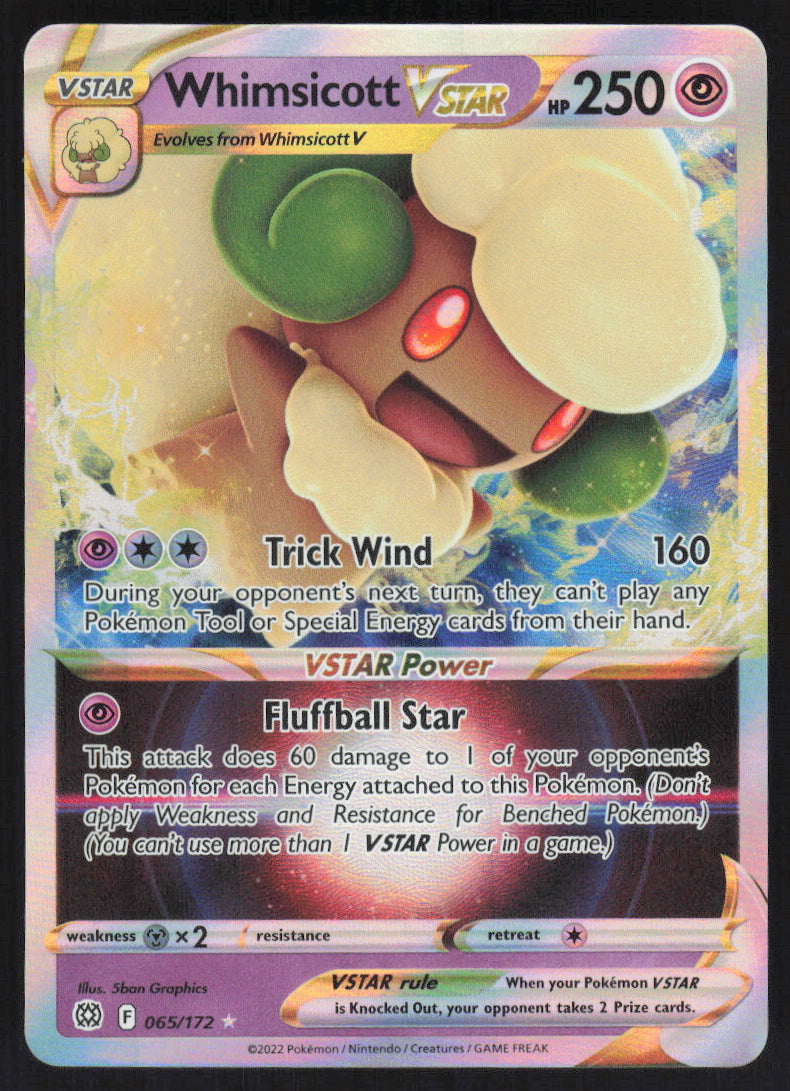 Whimsicott VSTAR #65/172 Holofoil