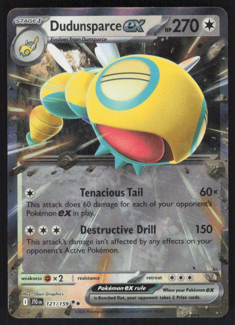 Dudunsparce ex #121/159 Holofoil