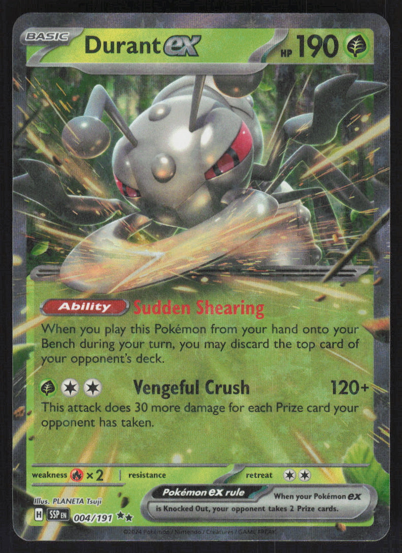 Durant ex #4/191 Holofoil