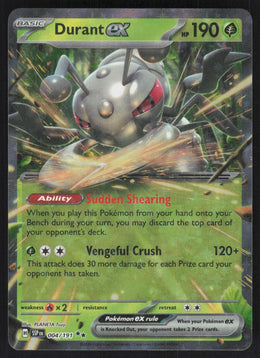 Durant ex #4/191 Holofoil