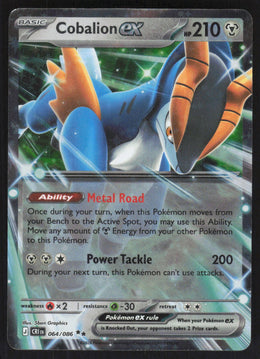 Cobalion ex #64/86 Holofoil
