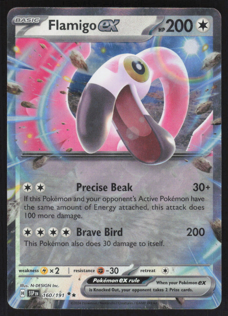 Flamigo ex #160/191 Holofoil