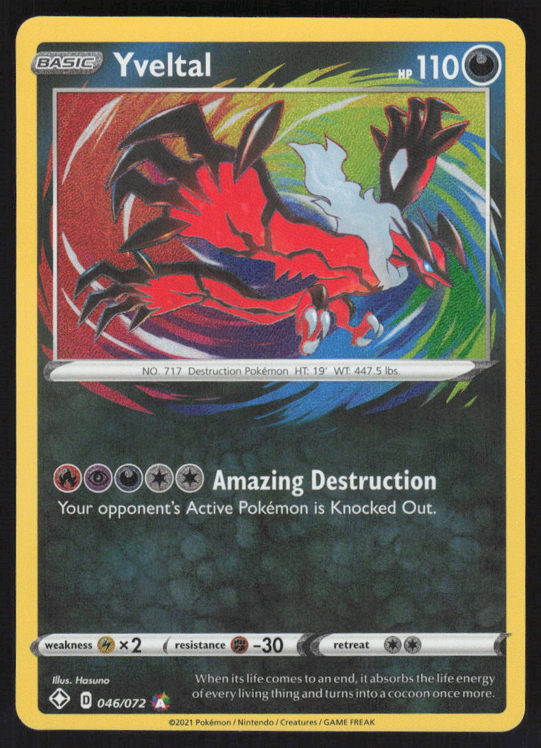 Yveltal #46/72 Holofoil
