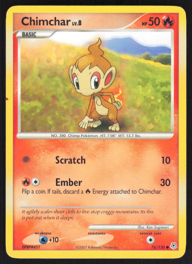Chimchar #76/130 Non-Foil