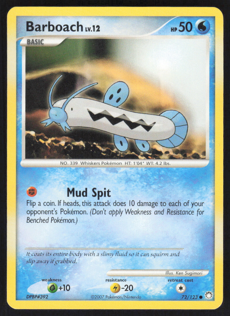 Barboach #72/123 Non-Foil