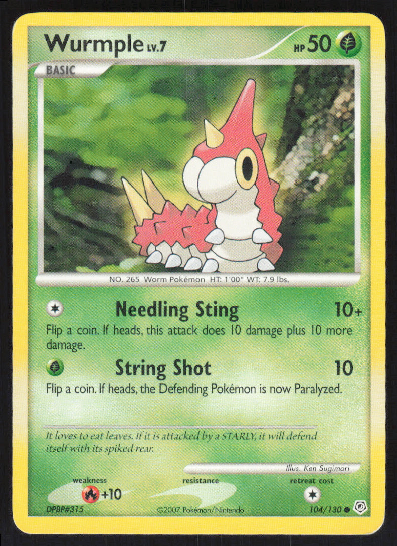 Wurmple #104/130 Non-Foil