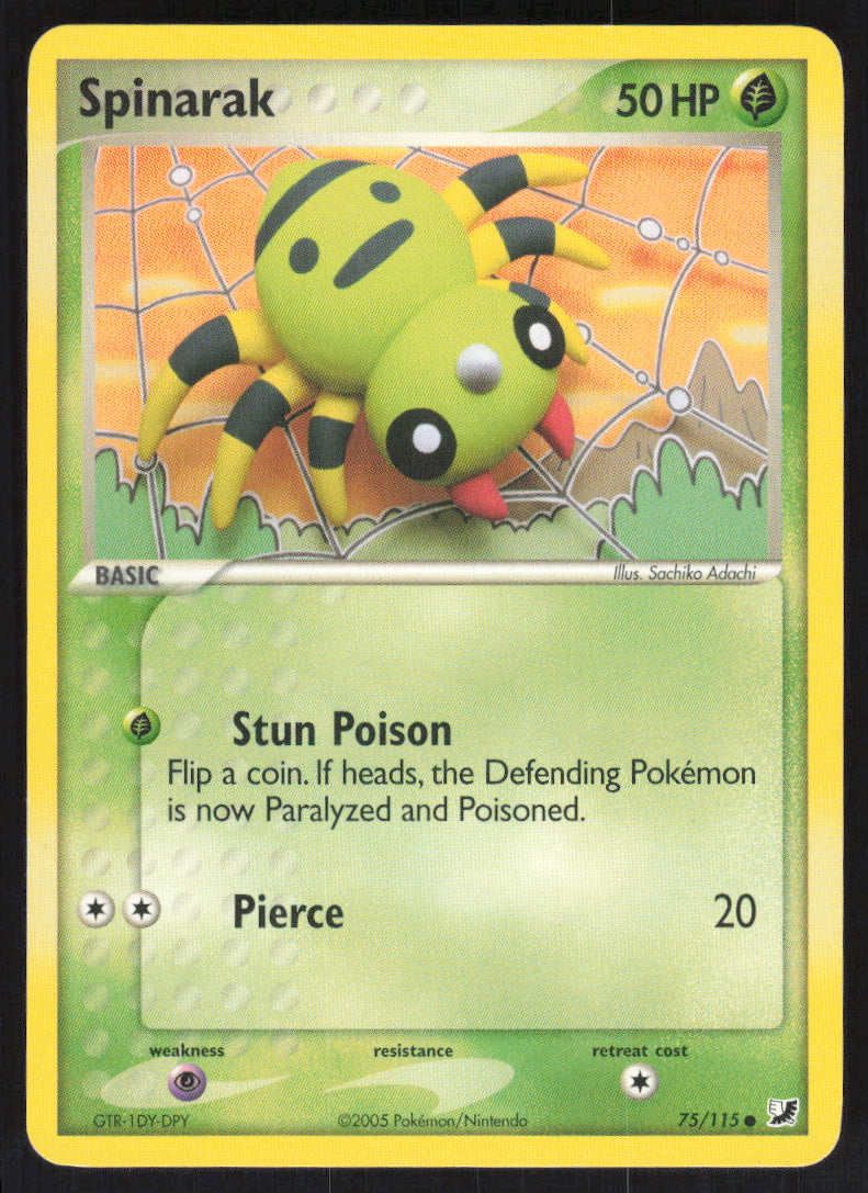Spinarak #75/115 Non-Foil