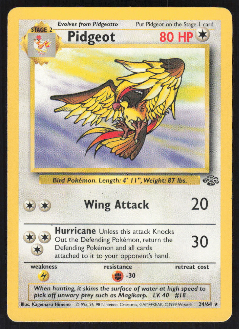 Pidgeot #24/64 Non-Foil