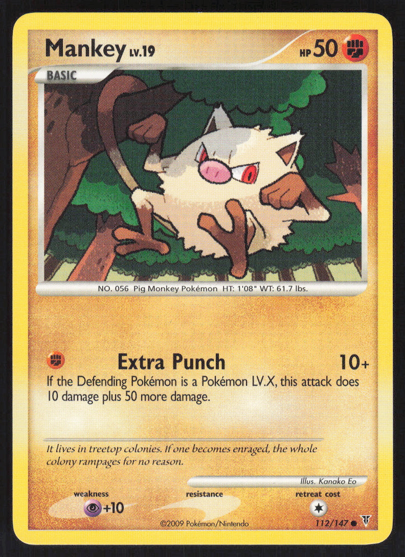 Mankey #112/147 Non-Foil