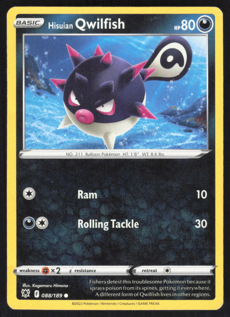 Hisuian Qwilfish #88/189 Non-Foil