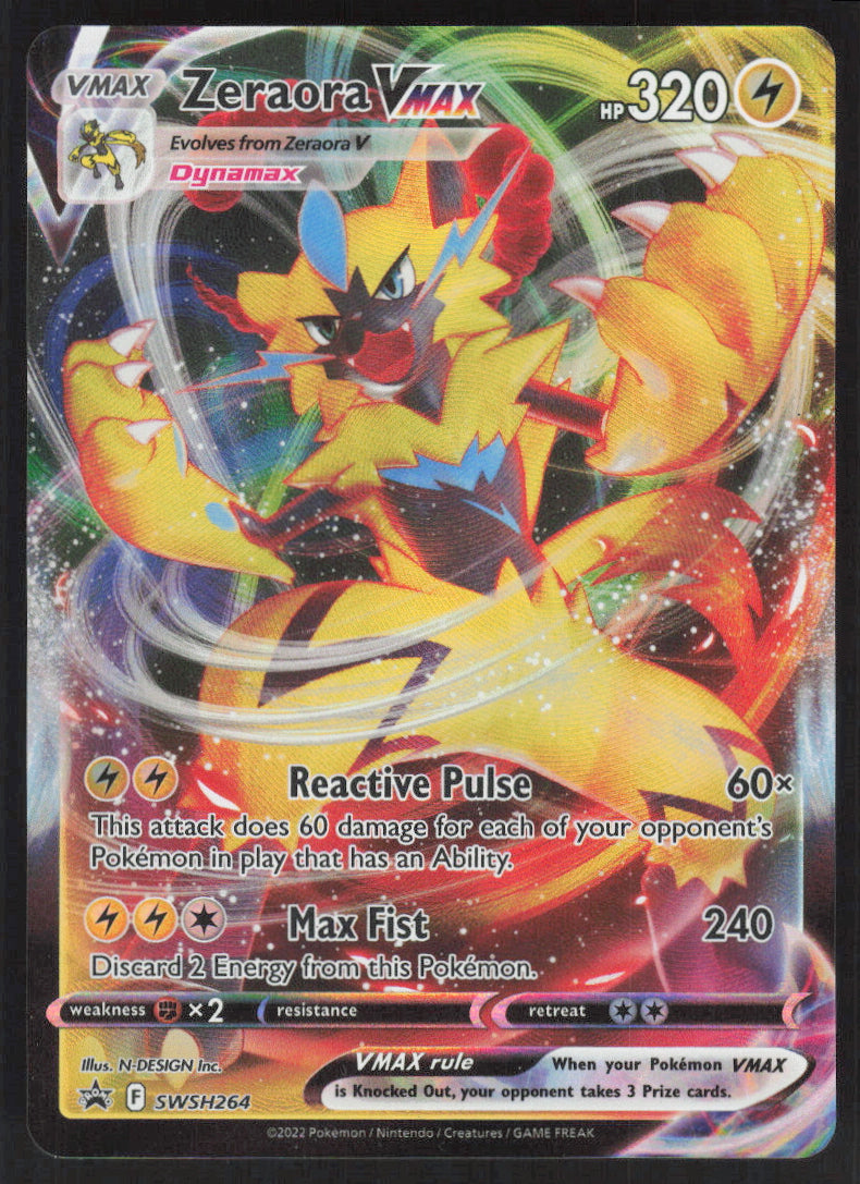 Zeraora VMAX #SWSH264/307 Holofoil