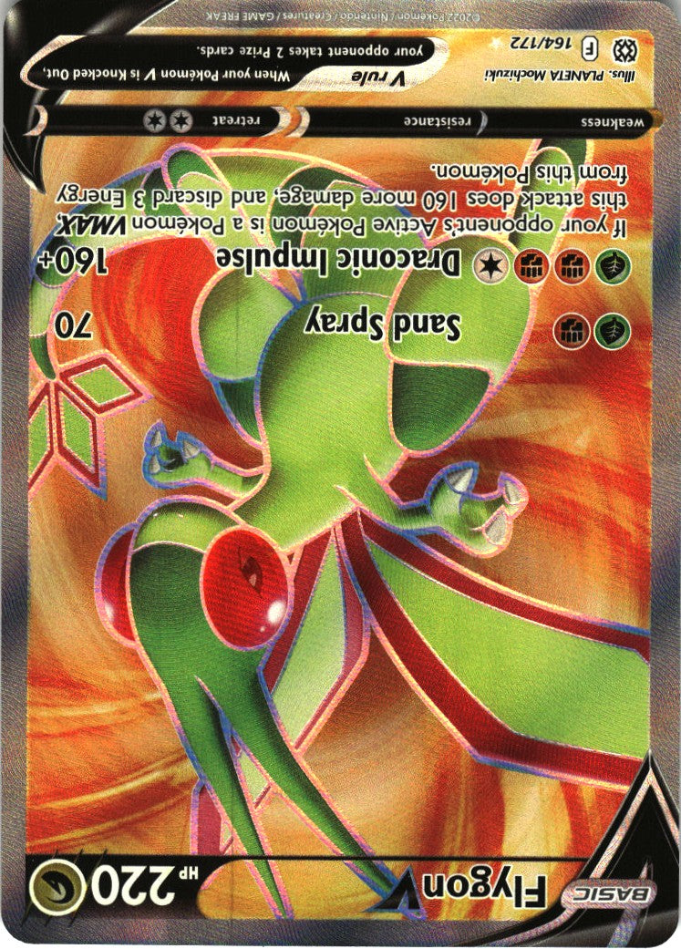 Flygon V - Brilliant Stars #164/172 - Near Mint - Holofoil