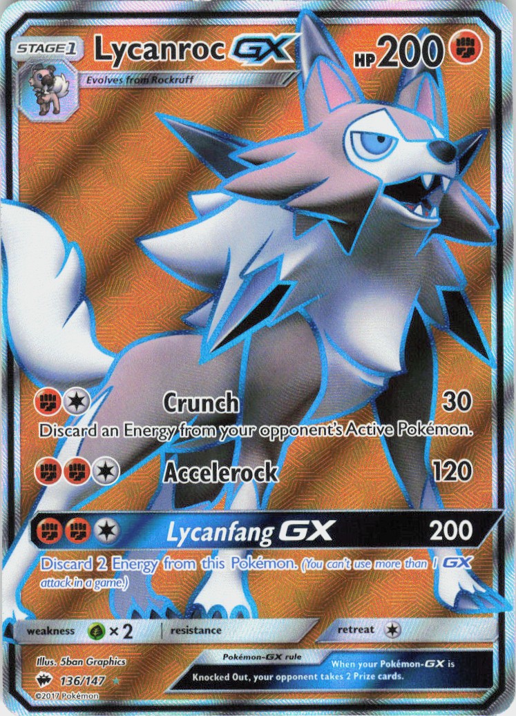 Lycanroc-GX #136