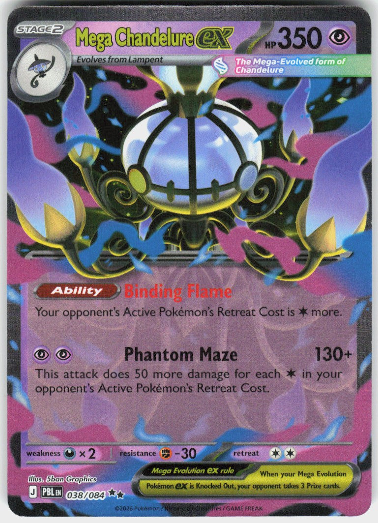 Mega Chandelure ex #38