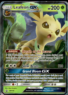 Leafeon-GX - SM Black Star Promos #SM146 - Near Mint - Normal