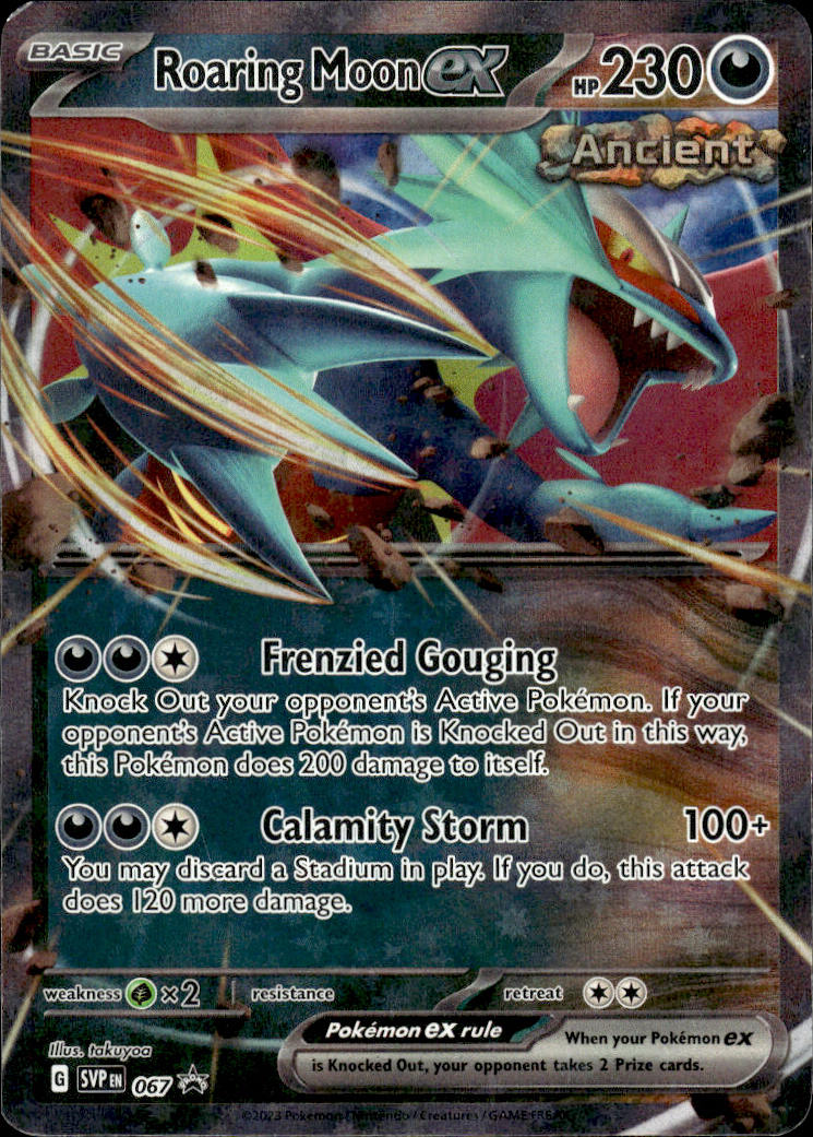 Roaring Moon ex - Scarlet & Violet Black Star Promos #67 - Near Mint - Normal
