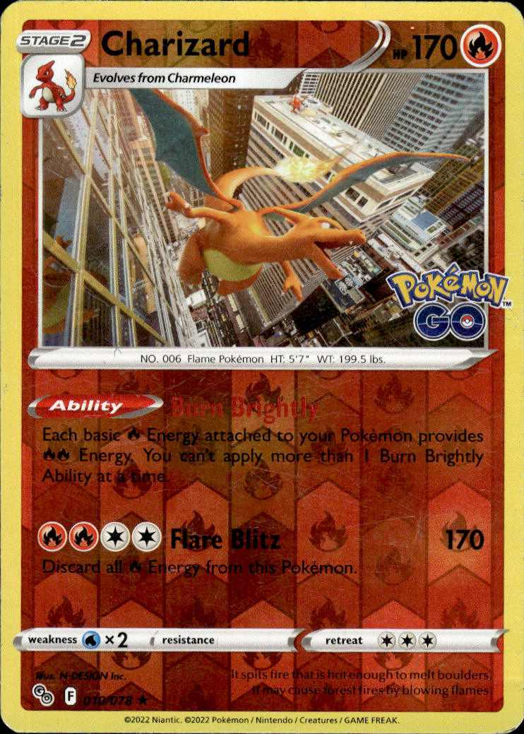 Charizard - #10/78 - Near Mint - Normal