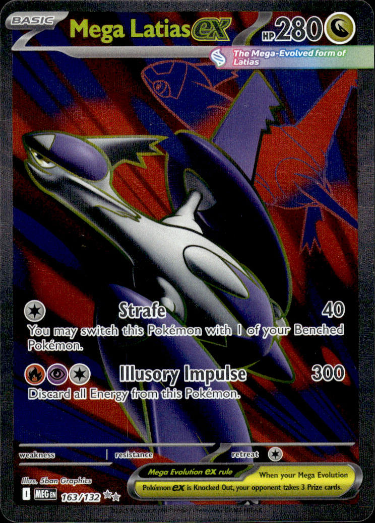 Mega Latias ex - Mega Evolution #163/132 - Near Mint - Normal