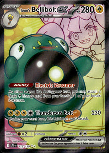 Iono's Bellibolt ex - Journey Together #172/159 - Near Mint - Normal