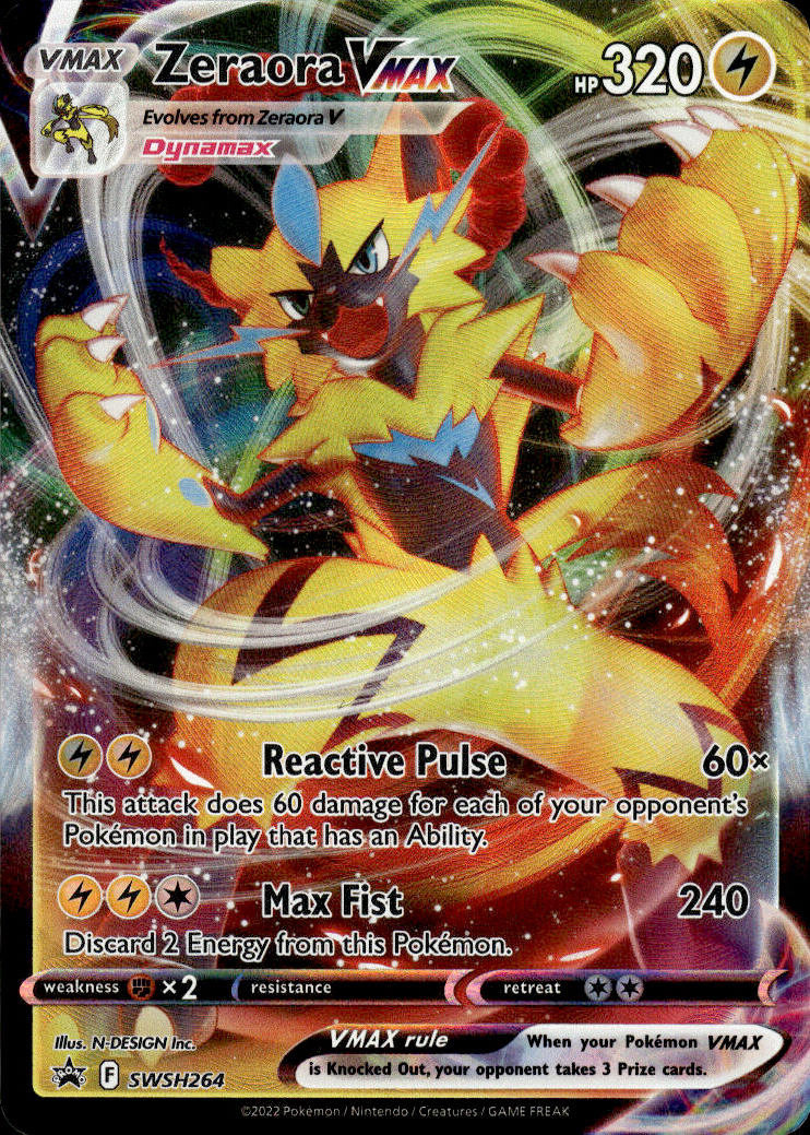 Zeraora VMAX - SWSH Black Star Promos #SWSH264 - Near Mint - Normal