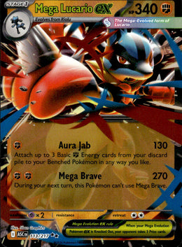Mega Lucario ex - Ascended Heroes #113/217 - Near Mint - Normal