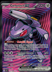 Genesect ex - Black Bolt #161/86 - Near Mint - Normal