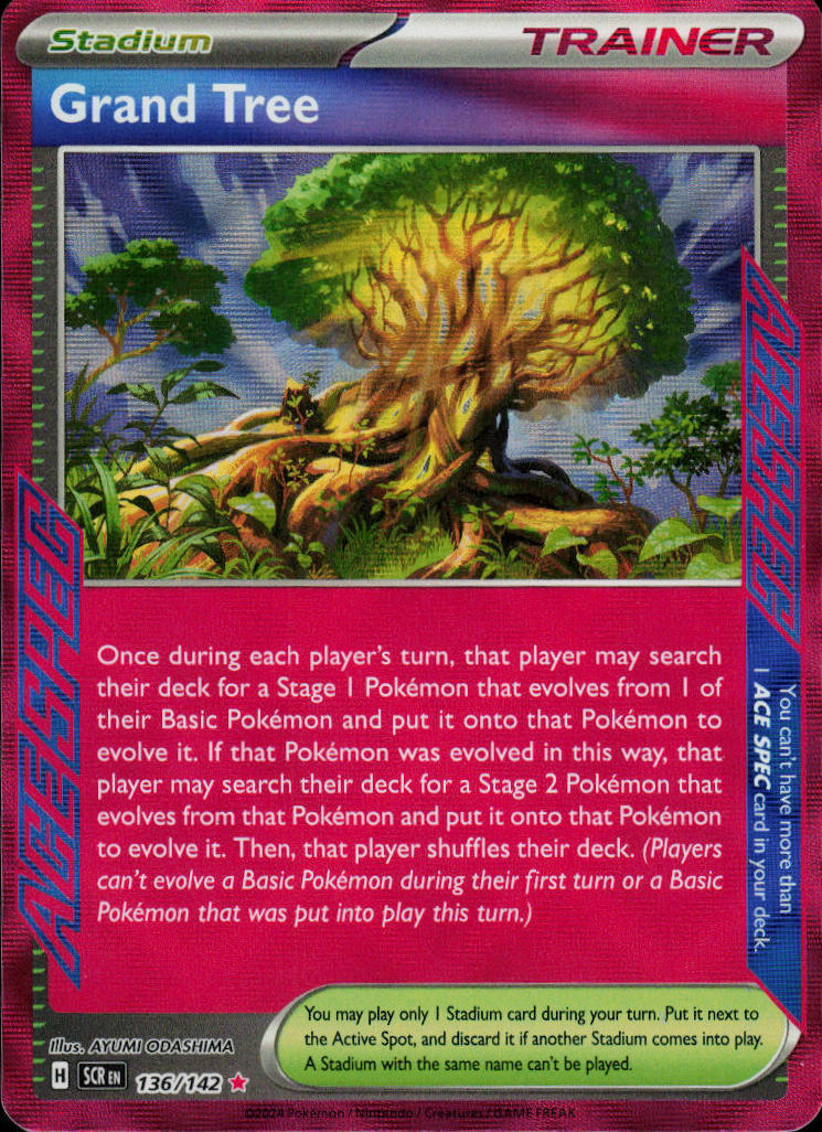 Grand Tree - Stellar Crown #136/142 - Near Mint - Normal