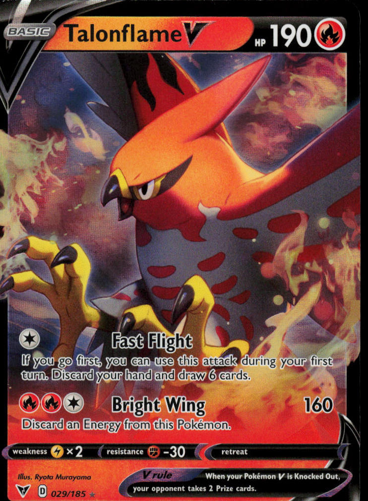 Talonflame V - #29/185 - Near Mint - Normal