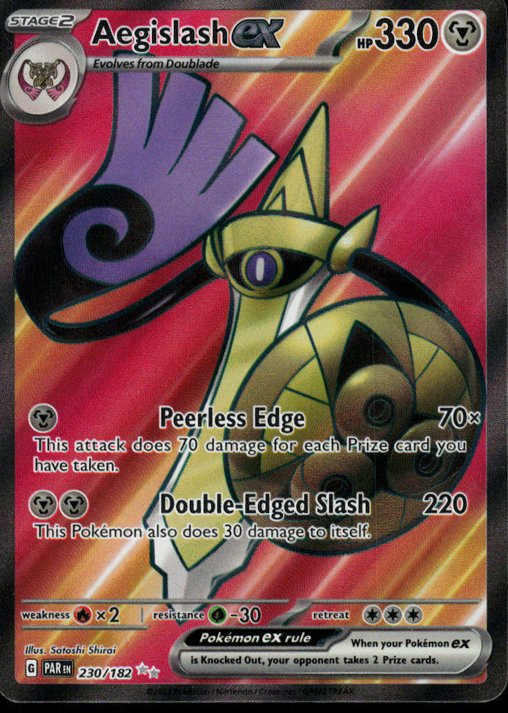 Aegislash ex - Paradox Rift #230/182 - Near Mint - Normal
