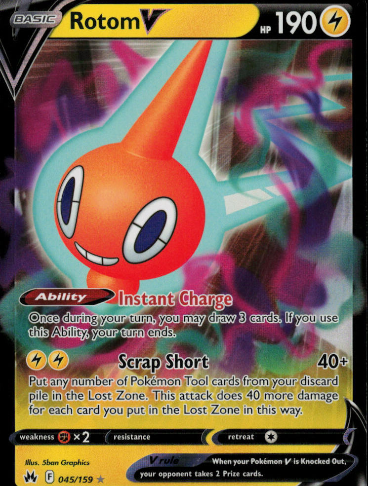 Rotom V - #45/159 - Near Mint - Normal