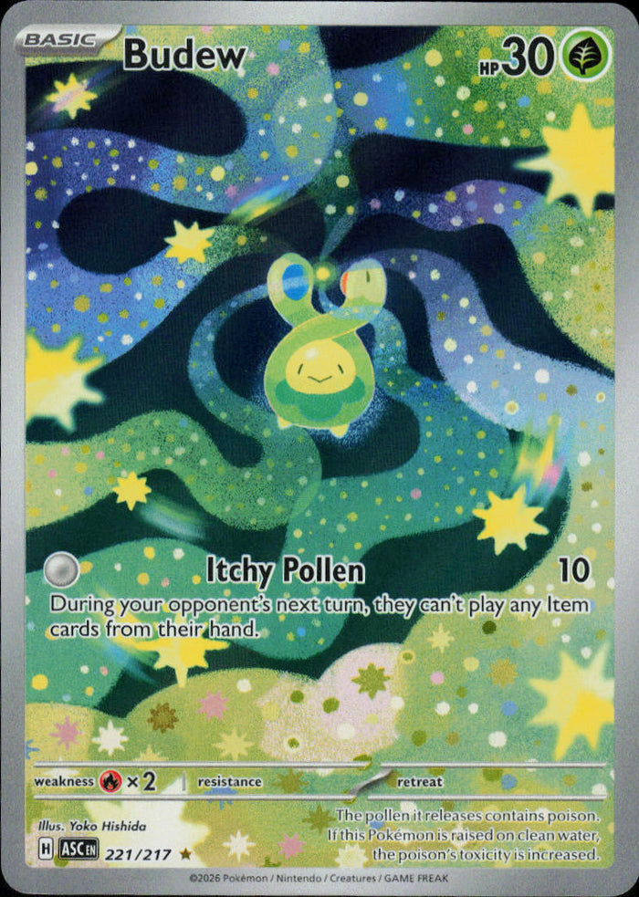 Budew - Ascended Heroes #221/217 - Near Mint - Normal
