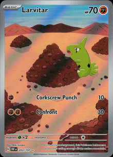 Larvitar - Obsidian Flames #203/197 - Near Mint - Normal