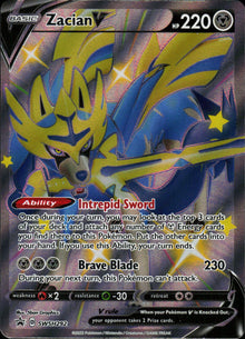 Zacian V - SWSH Black Star Promos #SWSH292 - Near Mint - Normal