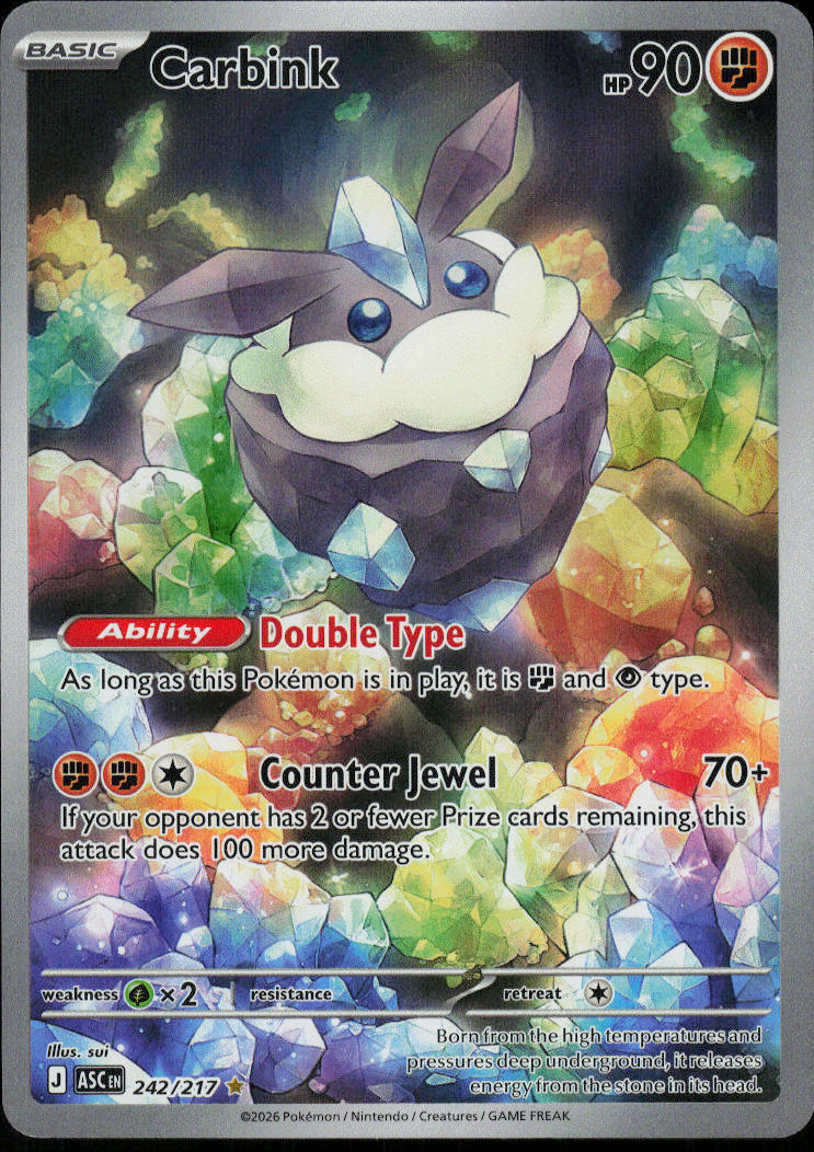 Carbink - #242/217 - Near Mint - Normal