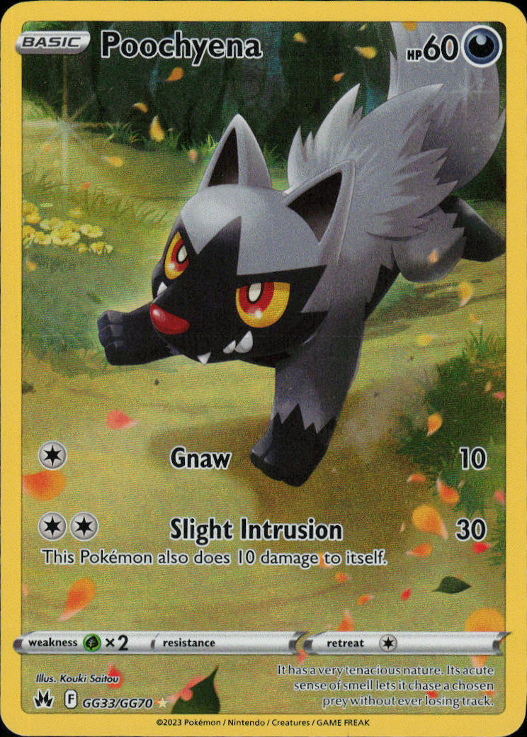Poochyena - #GG33/70 - Near Mint - Normal