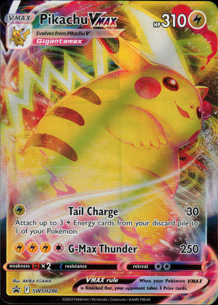 Pikachu VMAX - SWSH Black Star Promos #SWSH286 - Near Mint - Normal