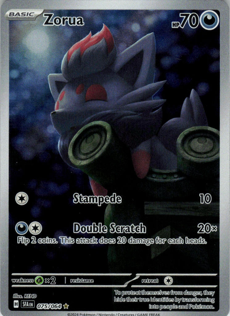 Zorua - Shrouded Fable #75/64 - Near Mint - Normal