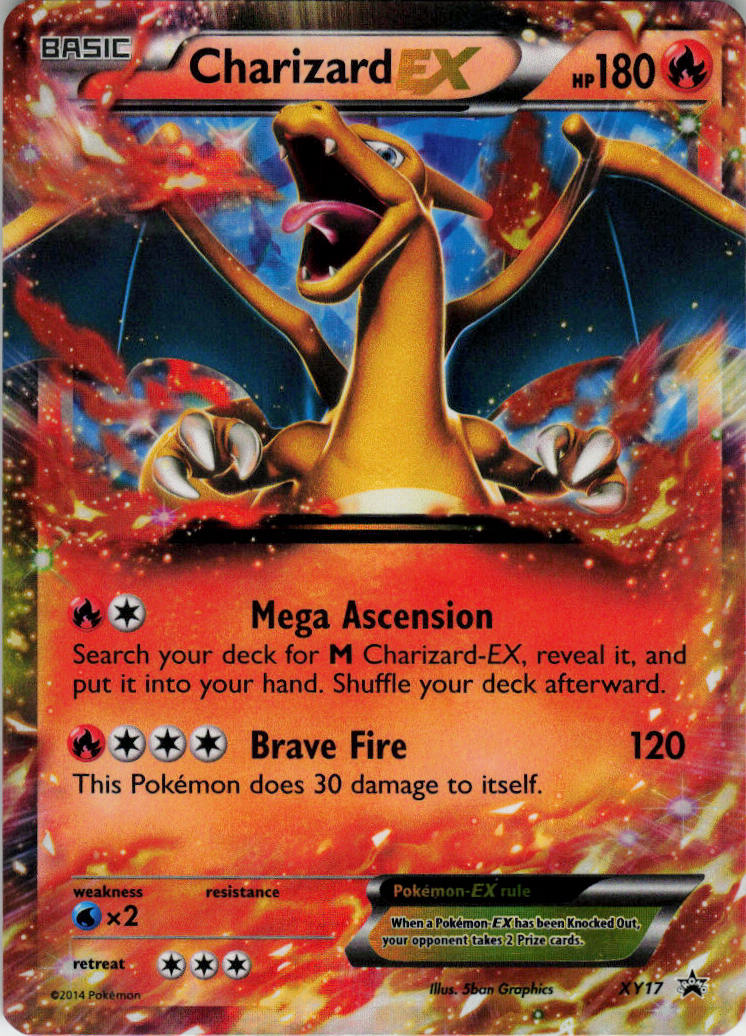 Charizard EX - XY Black Star Promos #XY17/211 - Near Mint - Normal