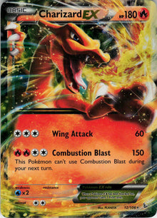 Charizard EX - Flashfire #12/106 - Near Mint - Normal