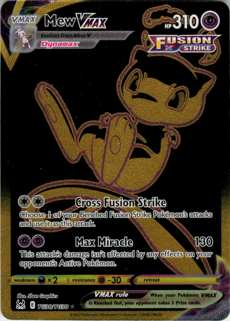 Mew VMAX - Lost Origin #TG30/196 - Near Mint - Normal
